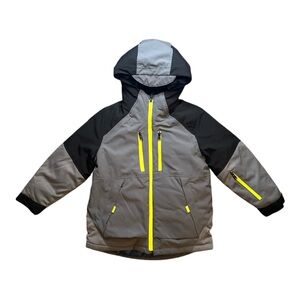 Zara Gray and Black Winter Jacket